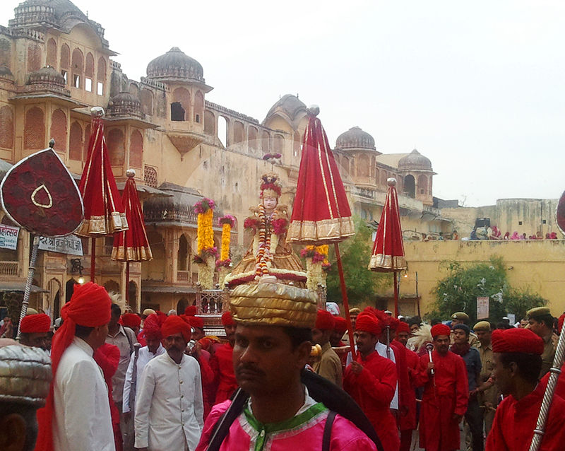 забележителности, фестивали, церемонии, религия, култура, Gangaur festival in Udaipur, India / Гангаур фестивал в Удайпур, Индия